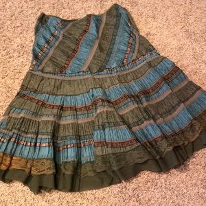 Vintage Rustic Skirt, Small